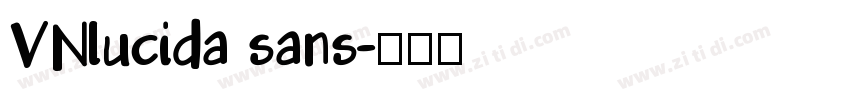 VNlucida sans字体转换